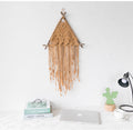 Suspension murale en macramé coton naturel Nesty - Tenture bohème faite main (vue 6)