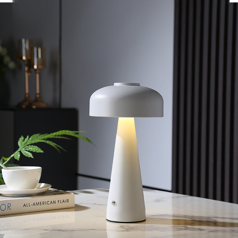 Lampe nomade champignon céramique - Rechargeable sans fil (vue 6) - Nesty