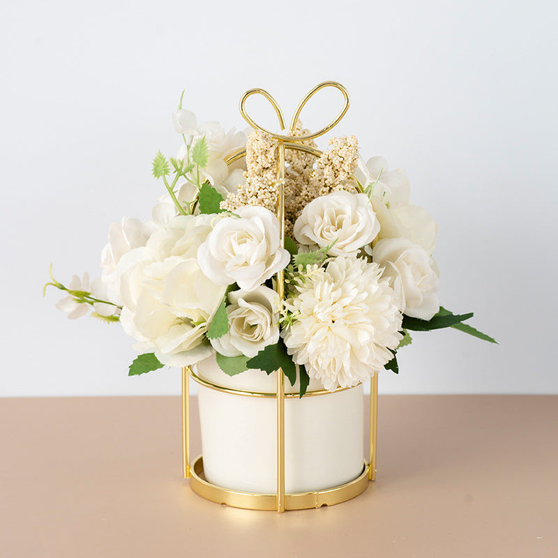 Vue d'ensemble du bouquet fleurs séchées Nesty pour décoration intemporelle