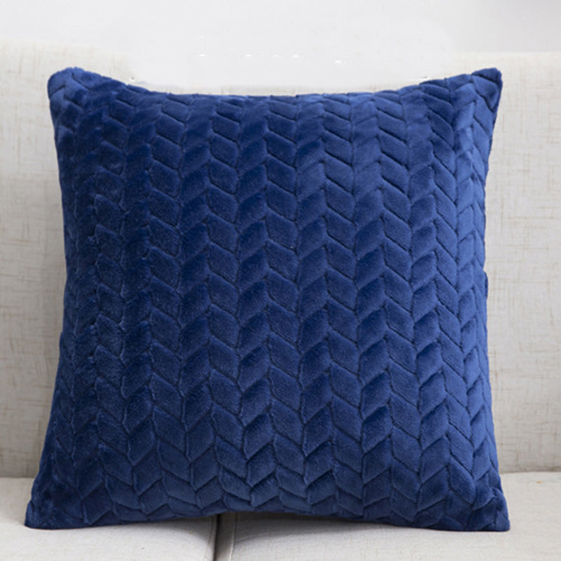 Housse de coussin en flanelle torsadée Nesty - Déco cosy (vue 17)