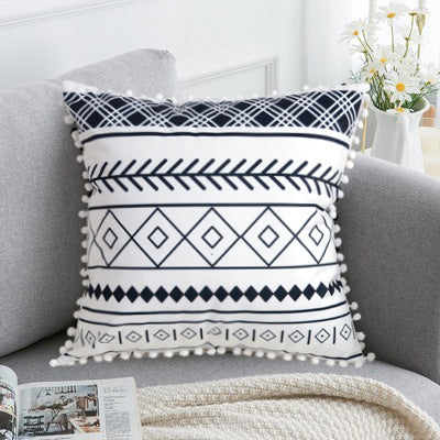 Housse de coussin en polyester satiné Nesty - Tons neutres 45x45 cm (vue 11)