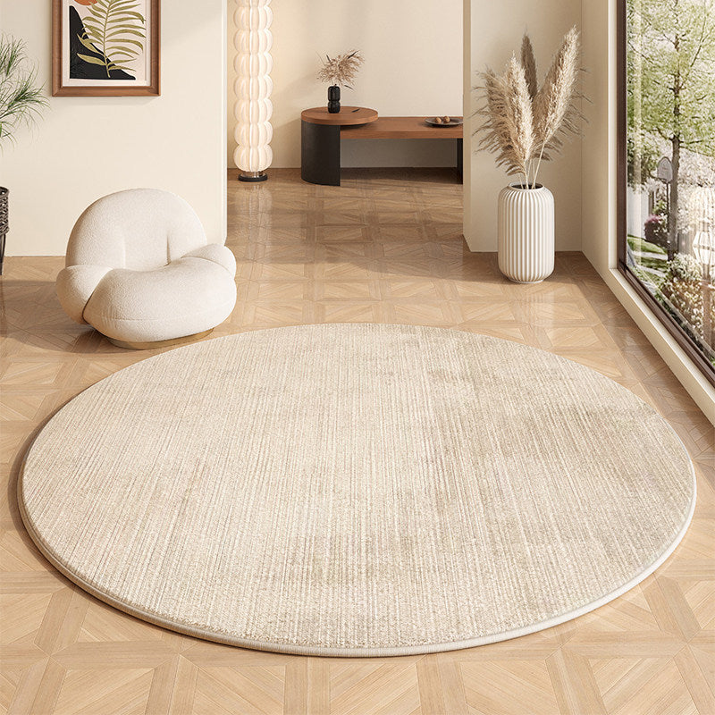 Tapis rond imprimé motif graphique - Antitache (vue 8) - Nesty