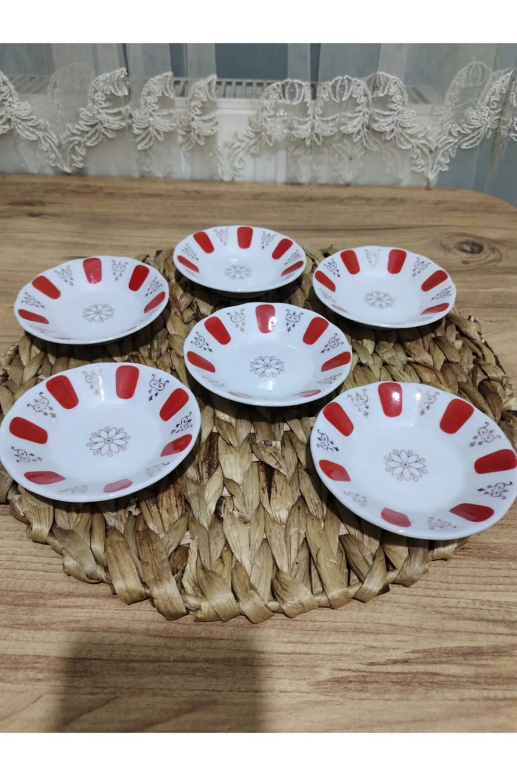 Set de soucoupes en mélamine, tradition turque, lot de 6 (vue 6) - Nesty