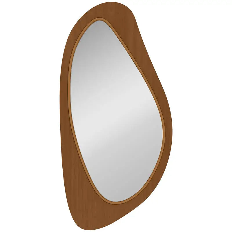 Miroir mural galbé 91,5 x 45 cm — ligne naturelle et épurée (vue 6) - Nesty