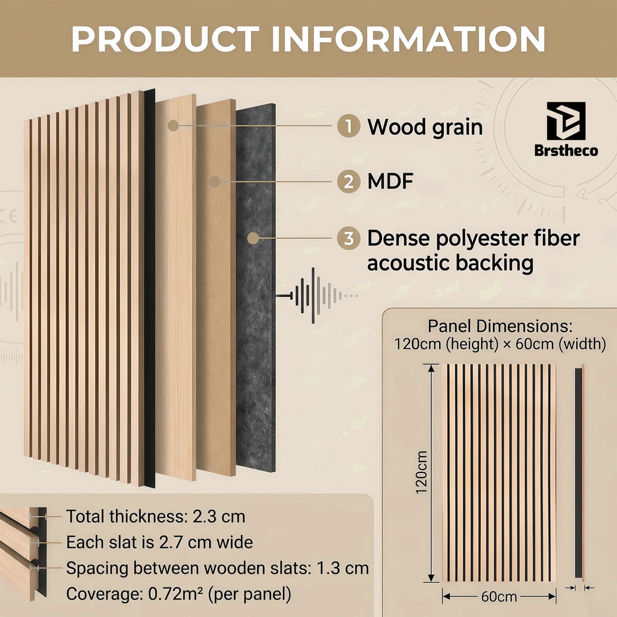 Panneaux muraux acoustiques en lattes de bois - Nesty (vue 2)