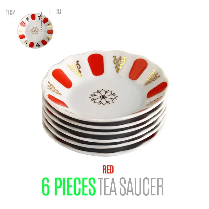 Set de soucoupes en mélamine, tradition turque, lot de 6 - Nesty (vue 7)