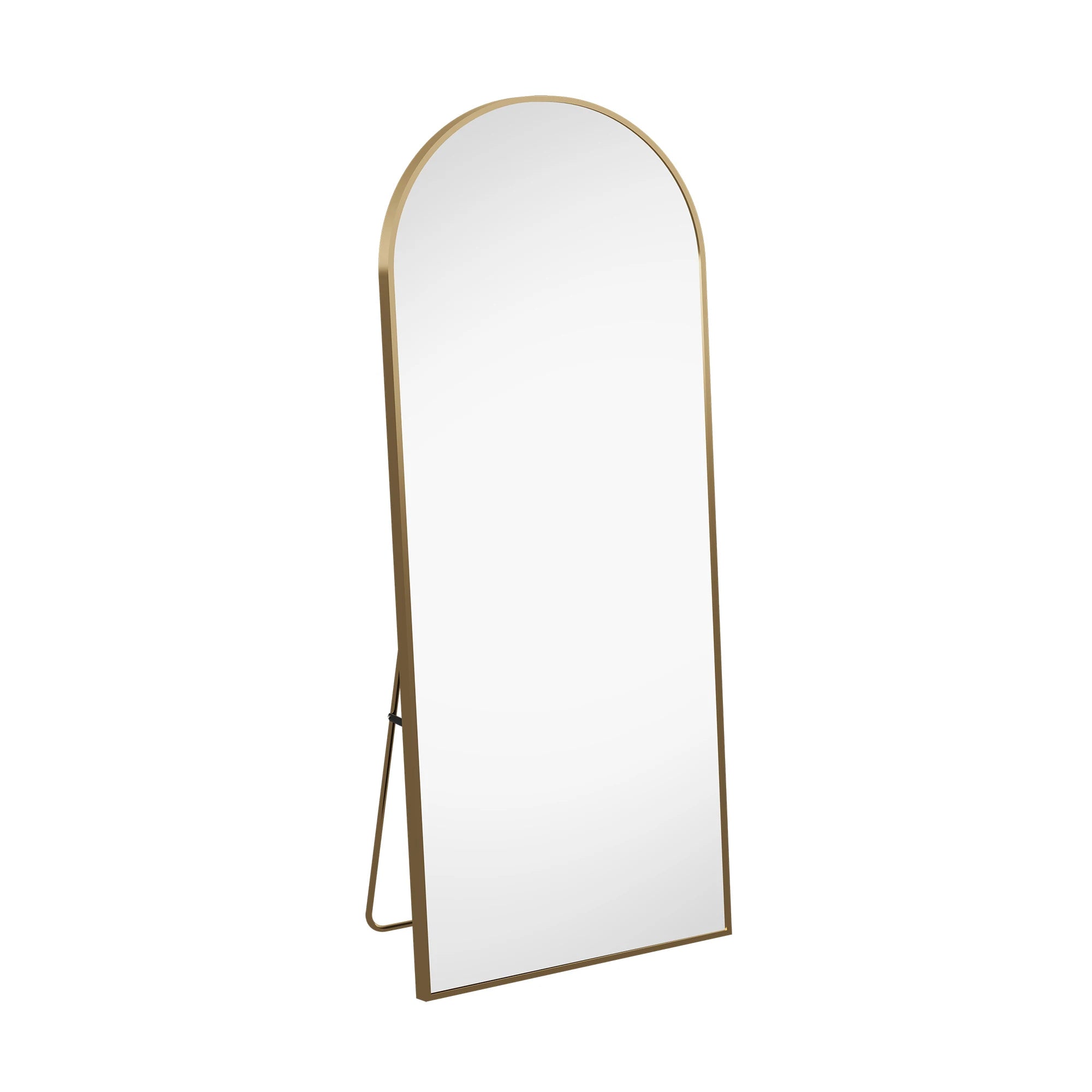 Miroir psyché doré — cadre aluminium, 164 x 54 cm (vue 6) - Nesty