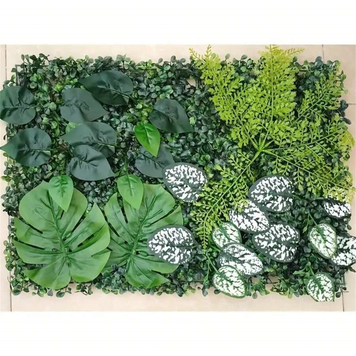 Panneau mural végétal artificiel Nesty - Déco pour jardin et terrasse (vue 5)