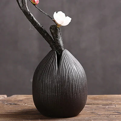 Petit vase en céramique esprit zen, style japonisant - Nesty (vue 7)