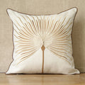Housse de coussin en coton et lin Nesty - Broderie pissenlit (vue 9)
