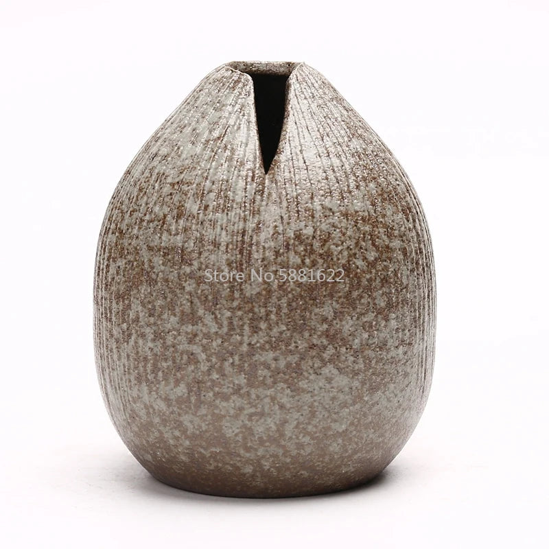 Petit vase en céramique esprit zen, style japonisant - Nesty (vue 4)