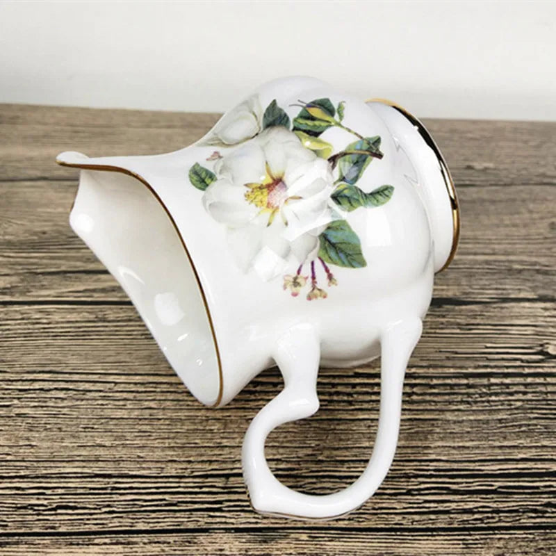 Pot à lait en porcelaine fine, style européen, 170ml (vue 5) - Nesty