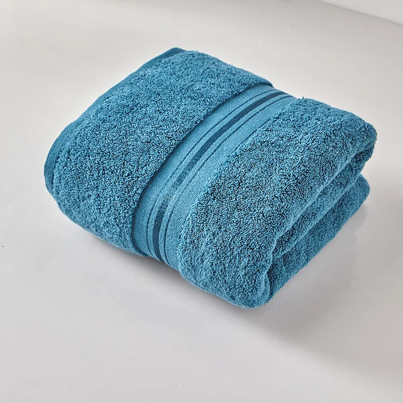 Set de serviettes en coton égyptien — bain et visage, à rayures - Nesty (vue 14)