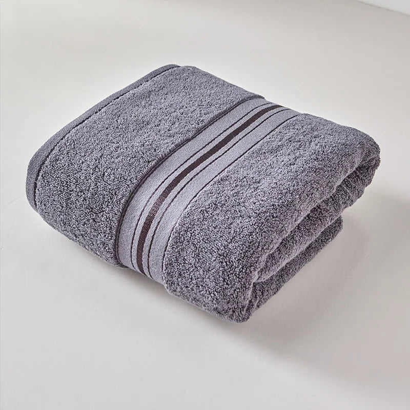 Set de serviettes en coton égyptien — bain et visage, à rayures - Nesty (vue 16)