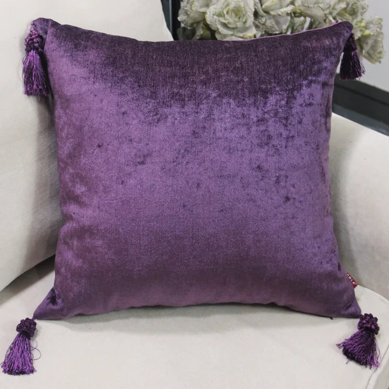 Housse de coussin en coton et lin Nesty - Broderie pissenlit (vue 10)