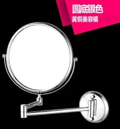 Miroir grossissant chromé double face — bras télescopique (vue 7) - Nesty