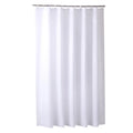 Rideau de douche blanc épais, grand format avec crochets (vue 7) - Nesty