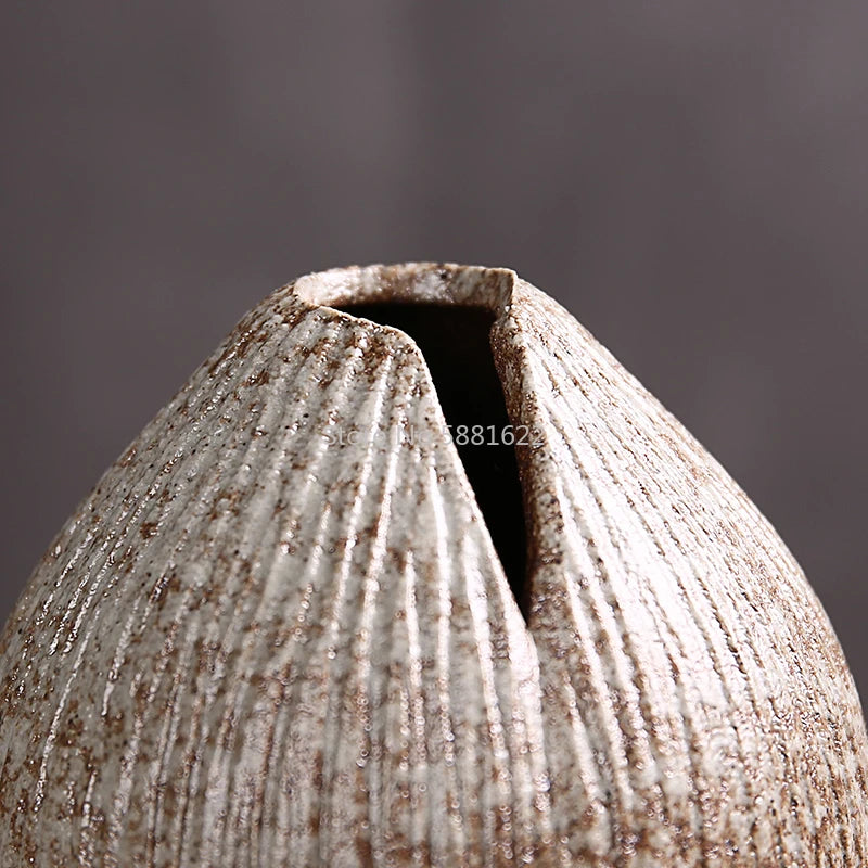 Petit vase en céramique esprit zen, style japonisant - Nesty (vue 5)