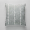 Housse de coussin en coton et lin Nesty - Rouge écarlate, matière épaisse (vue 7)