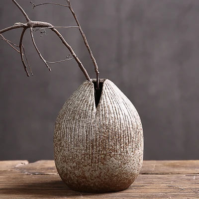 Petit vase en céramique esprit zen, style japonisant - Nesty (vue 9)