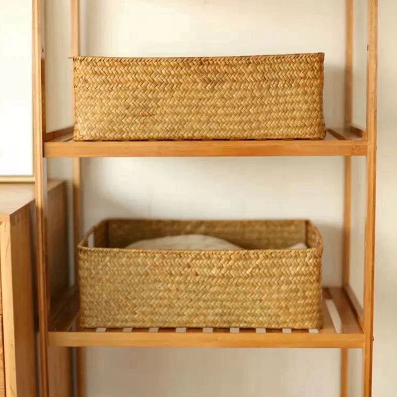 Panier tressé en fibre naturelle Nesty - Rangement ou corbeille à fruits (vue 5)