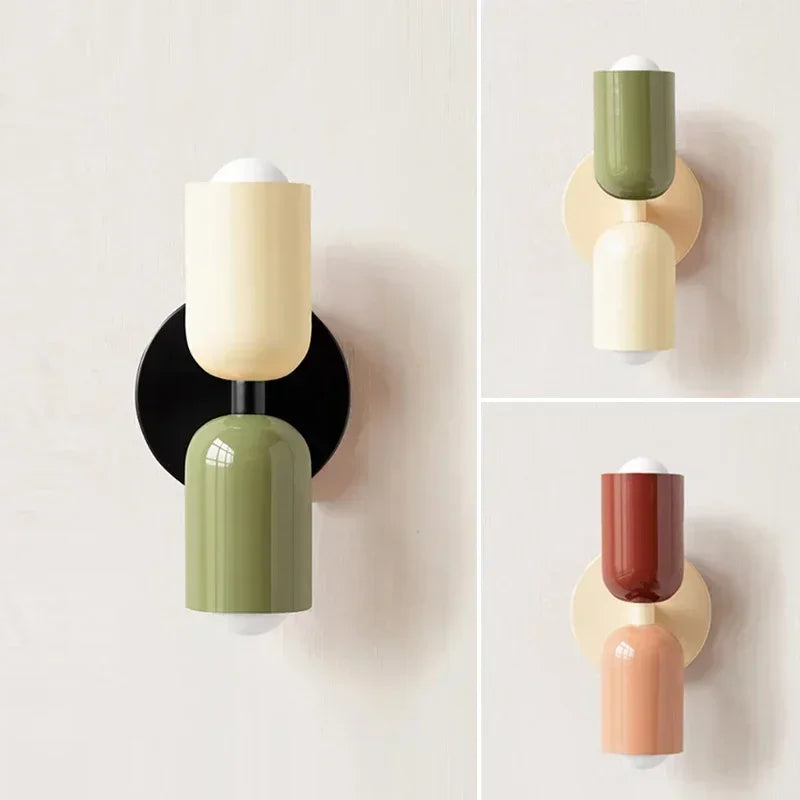 Applique murale nordique Nesty - Trois coloris disponibles, olive, beige et terracotta