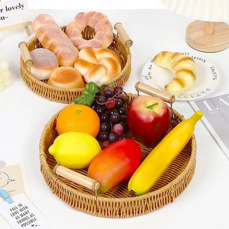 Corbeille à fruits et pain tressée à la main - Nesty (vue 5)