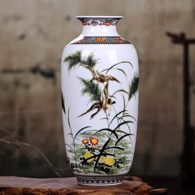 Vase en céramique de Jingdezhen — surface lisse traditionnelle (vue 7) - Nesty