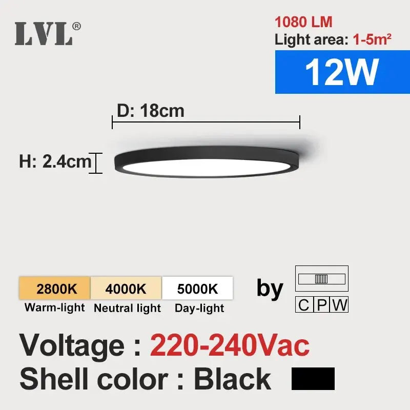 Plafonnier LED bois et blanc Nesty - 3 températures de lumière (vue 18)