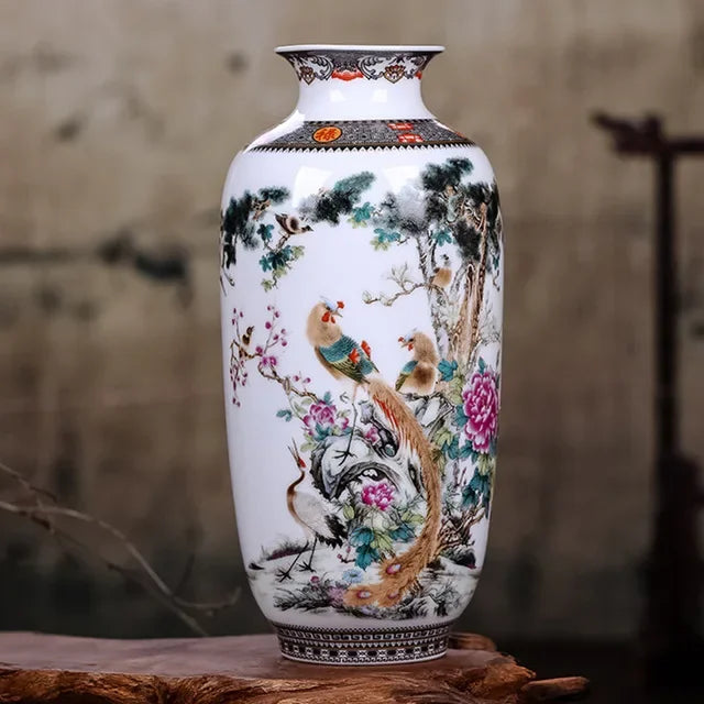 Vase en céramique de Jingdezhen — surface lisse traditionnelle (vue 8) - Nesty