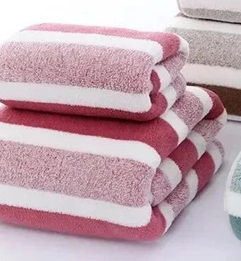 Duo de serviettes de bain épaisses — 700 g/m², lui & elle - Nesty (vue 7)