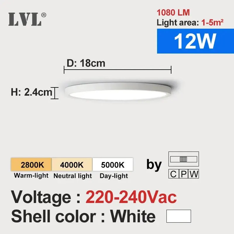 Plafonnier LED bois et blanc Nesty - 3 températures de lumière (vue 19)