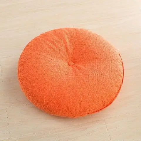 Grand coussin de méditation zafu en lin — pour banquette ou yoga - Nesty (vue 10)