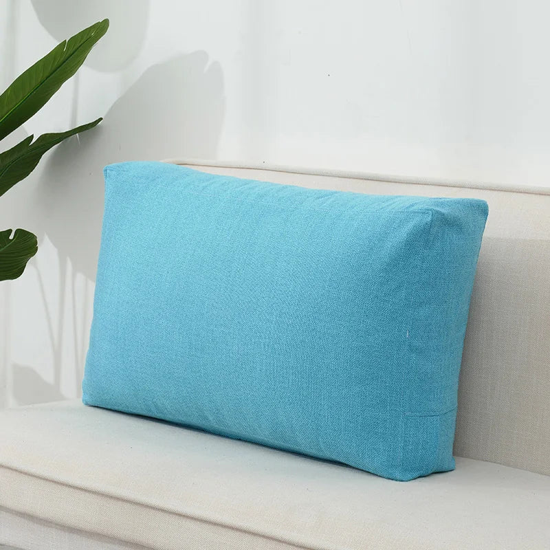 Housse de coussin de dossier en lin Nesty - Sans garnissage, tête de lit (vue 19)