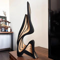 Sculpture en bois — forme irrégulière sculptée - Nesty (vue 1)