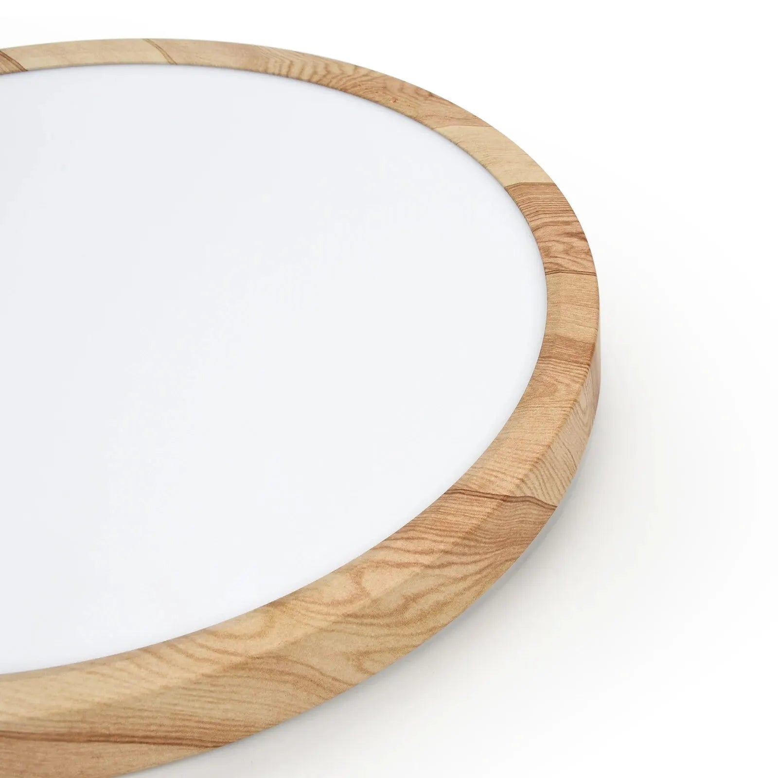 Plafonnier LED bois et blanc Nesty - 3 températures de lumière (vue 5)