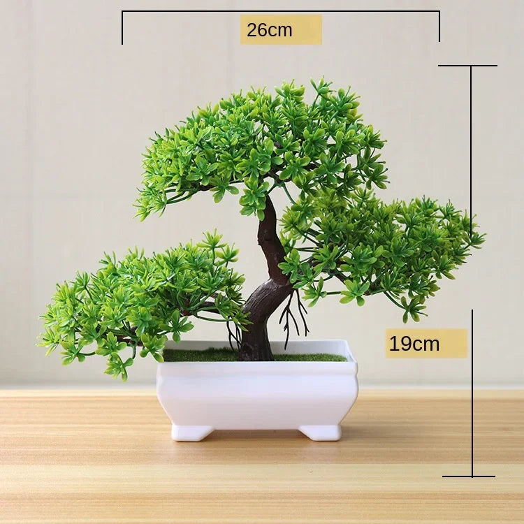 Bonsaï artificiel en pot Nesty - Petit arbre pour maison et jardin (vue 15)
