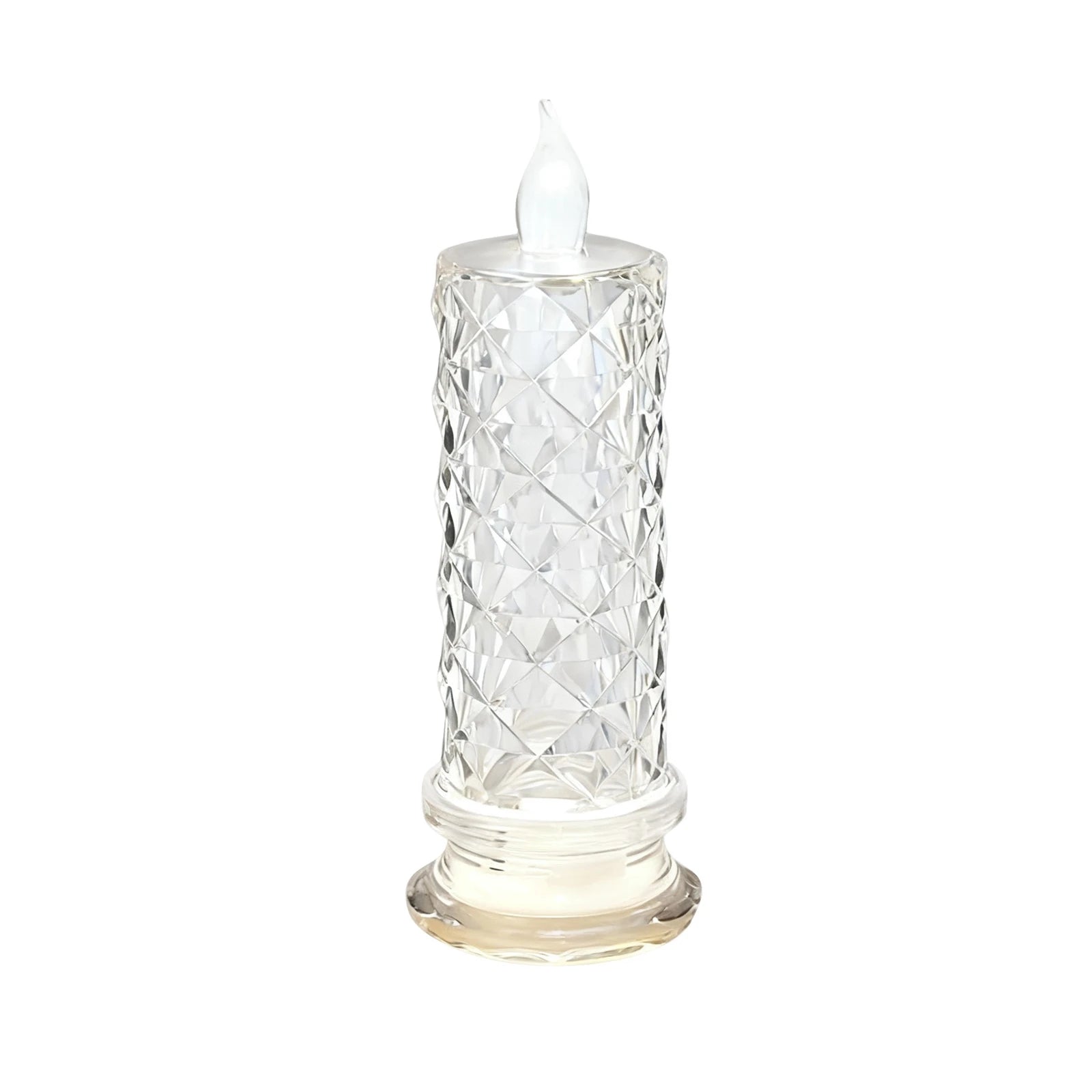 Bougie LED sans flamme Nesty - Forme rose en cristal (vue 7)