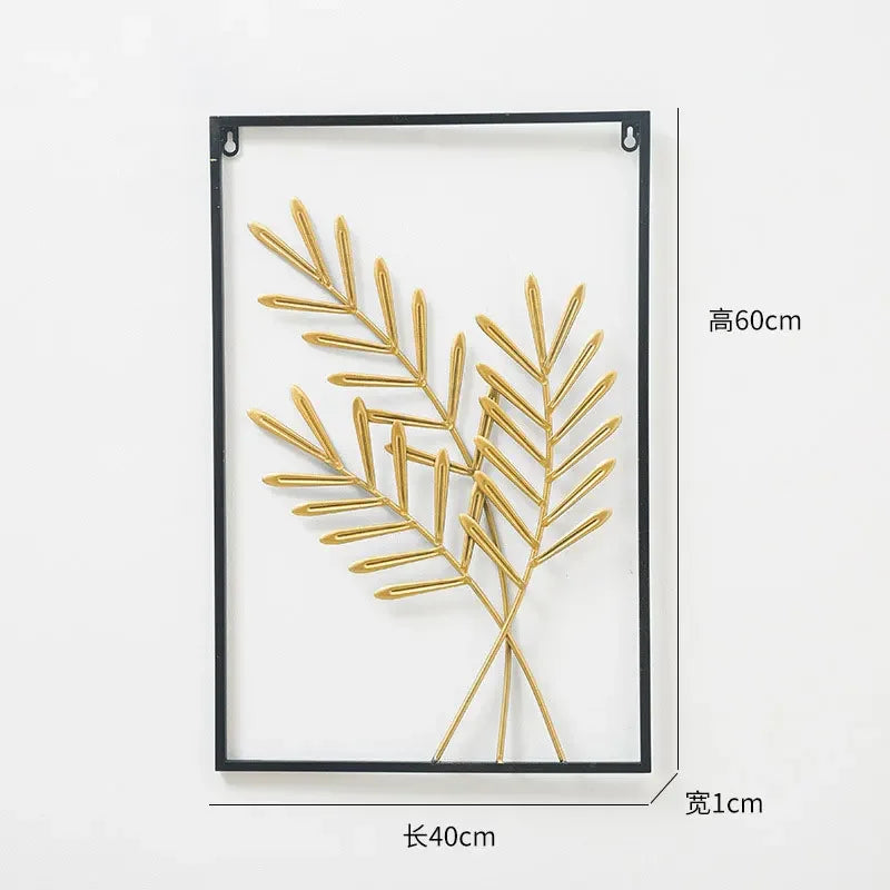 Pendentif mural en fer forgé Nesty - Motif végétal (vue 13)