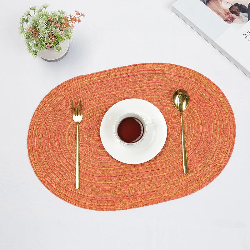 Sets de table ovales tressés Nesty - Lot modulable (vue 11)