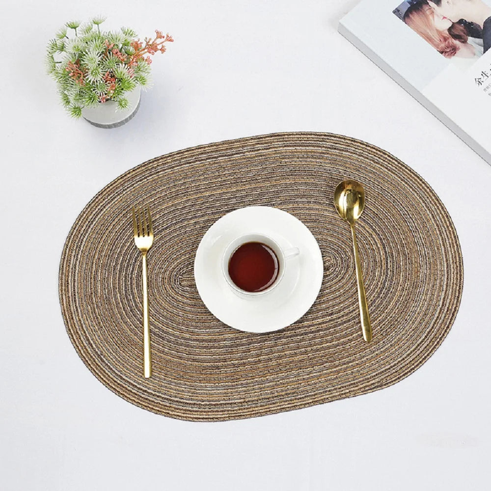 Sets de table ovales tressés Nesty - Lot modulable (vue 8)