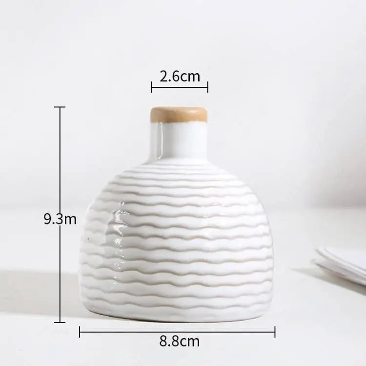 Petit vase en céramique, format mini pour bureau - Nesty (vue 8)