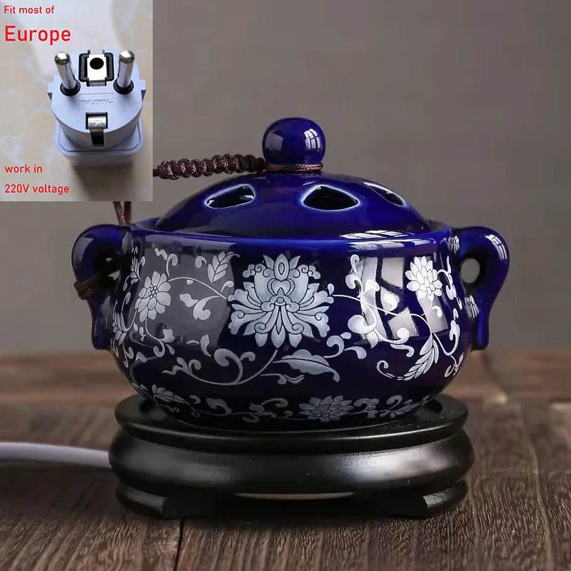 Brûle-encens électrique en céramique, température réglable (vue 7) - Nesty