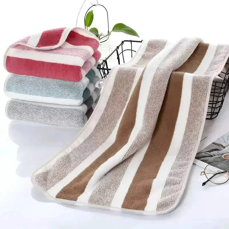 Duo de serviettes de bain — lui & elle, coton polyester - Nesty (vue 3)