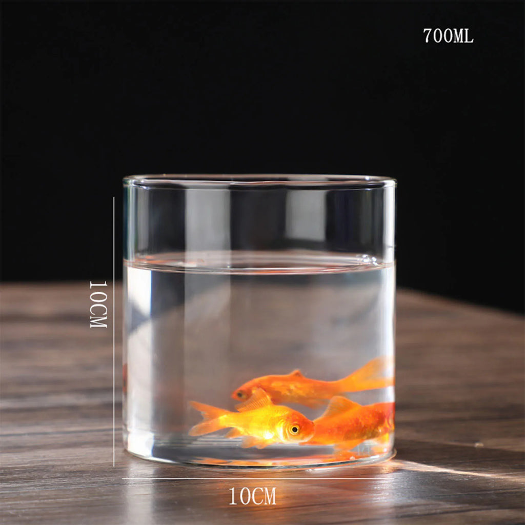 Vase cylindrique en verre transparent, culture hydroponique - Nesty (vue 17)