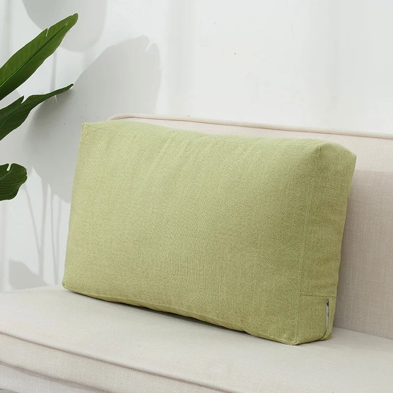 Housse de coussin de dossier en lin Nesty - Sans garnissage, tête de lit (vue 6)