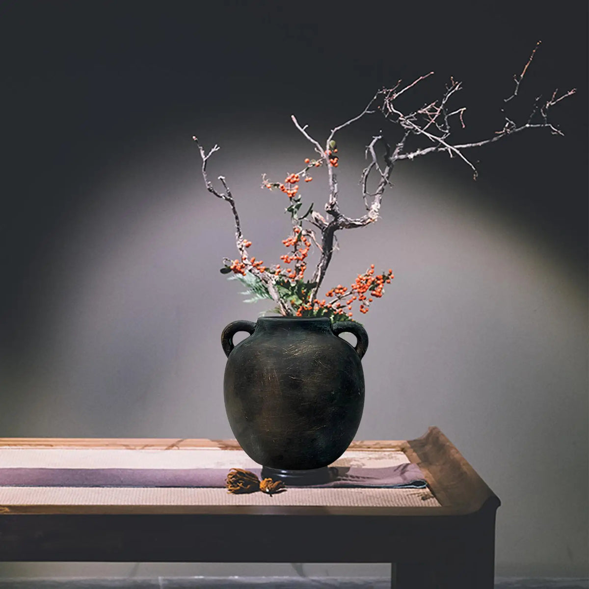 Vase rustique en céramique — esprit wabi-sabi (vue 7) - Nesty