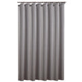 Rideau de douche gris épais en tissu imperméable, grand format - Nesty (vue 1)