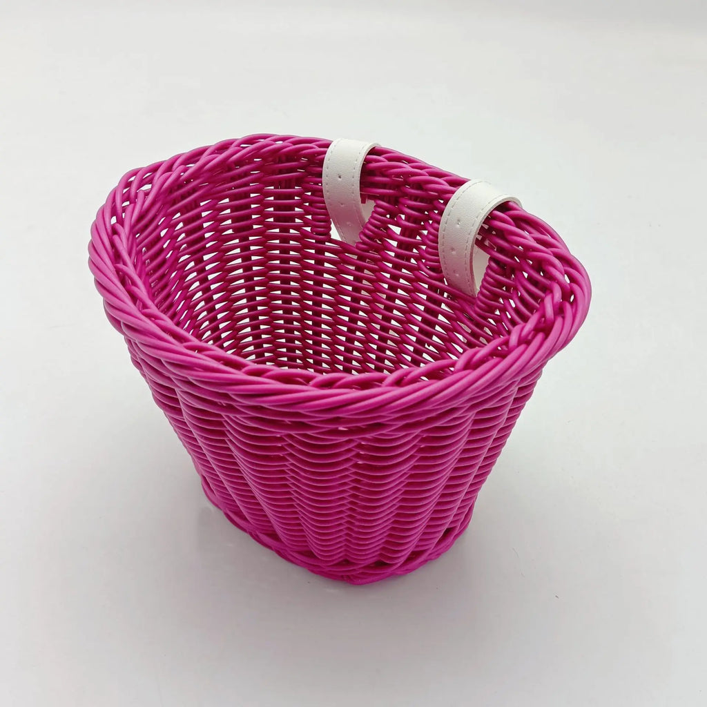 Panier de rangement tressé effet rotin, plastique multi-usages (vue 19) - Nesty