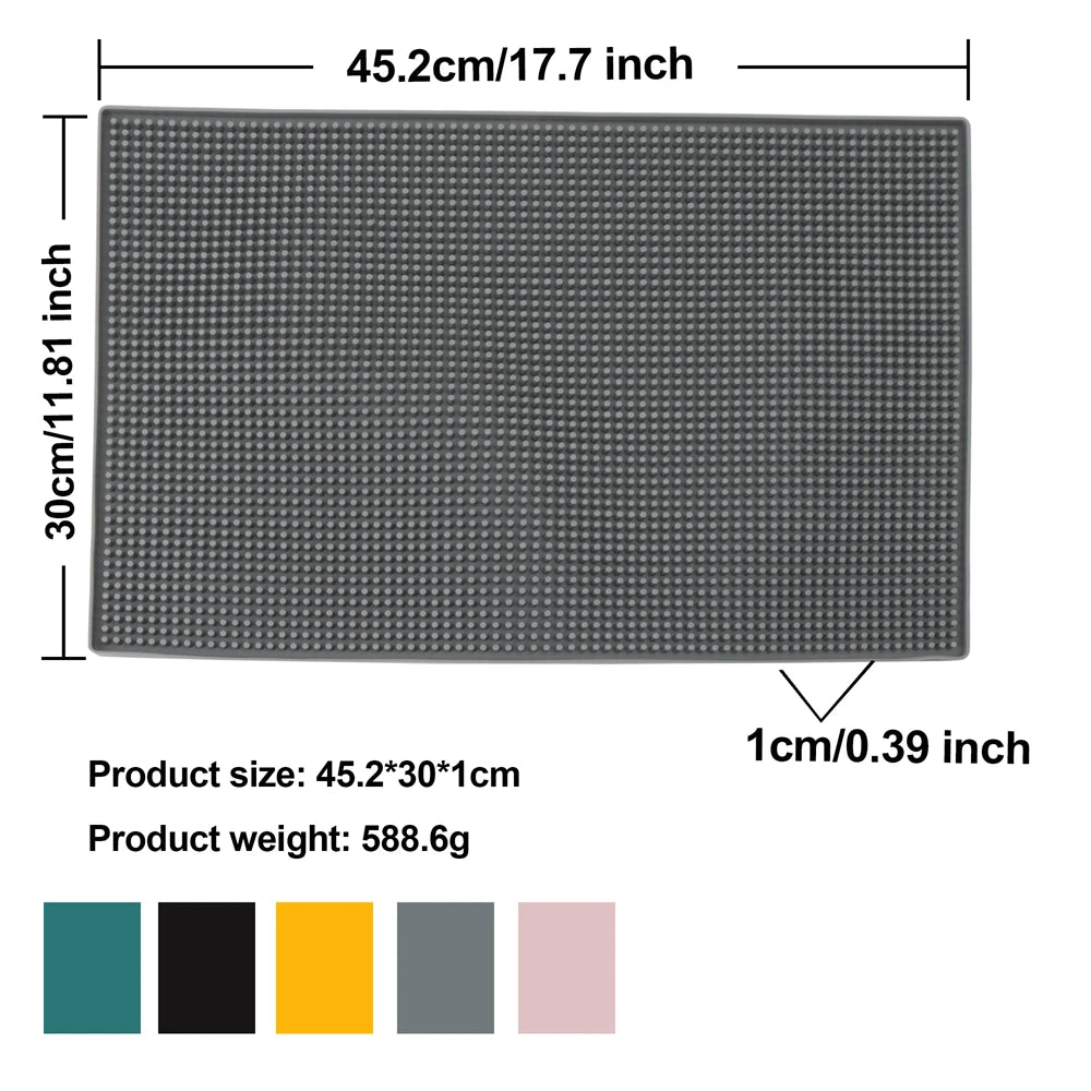 Tapis de bar en silicone épais, anti-éclaboussures (vue 15) - Nesty